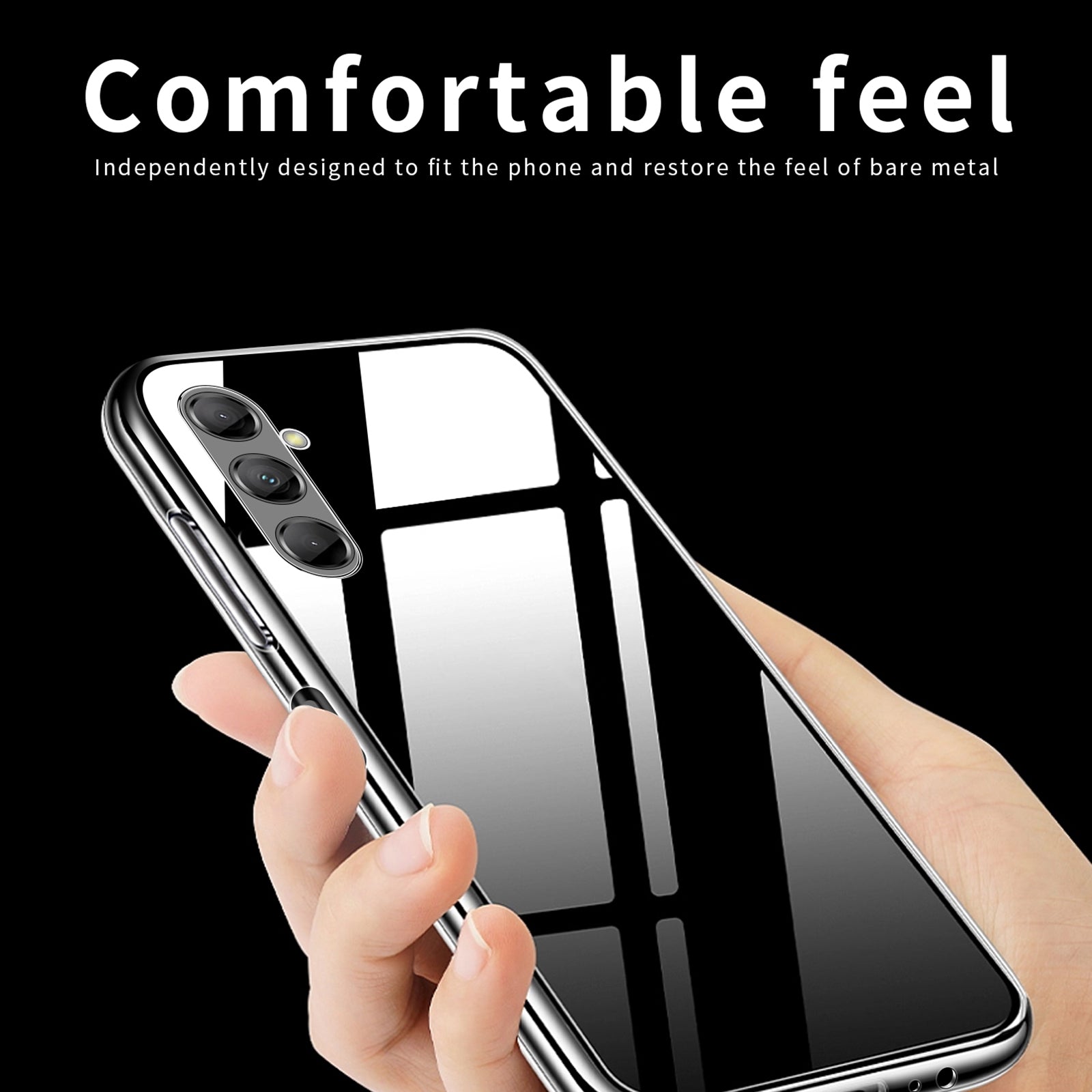 MOFI pro Samsung Galaxy M14 5G průhledné pouzdro TPU na telefon odolný proti poškrábání kryt na smartphone MOFI pro Samsung Galaxy M14 5G průhledné pouzdro TPU na telefon odolný proti poškrábání kryt na smartphone
